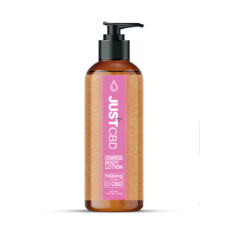 cbd body lotion strawberry champagne