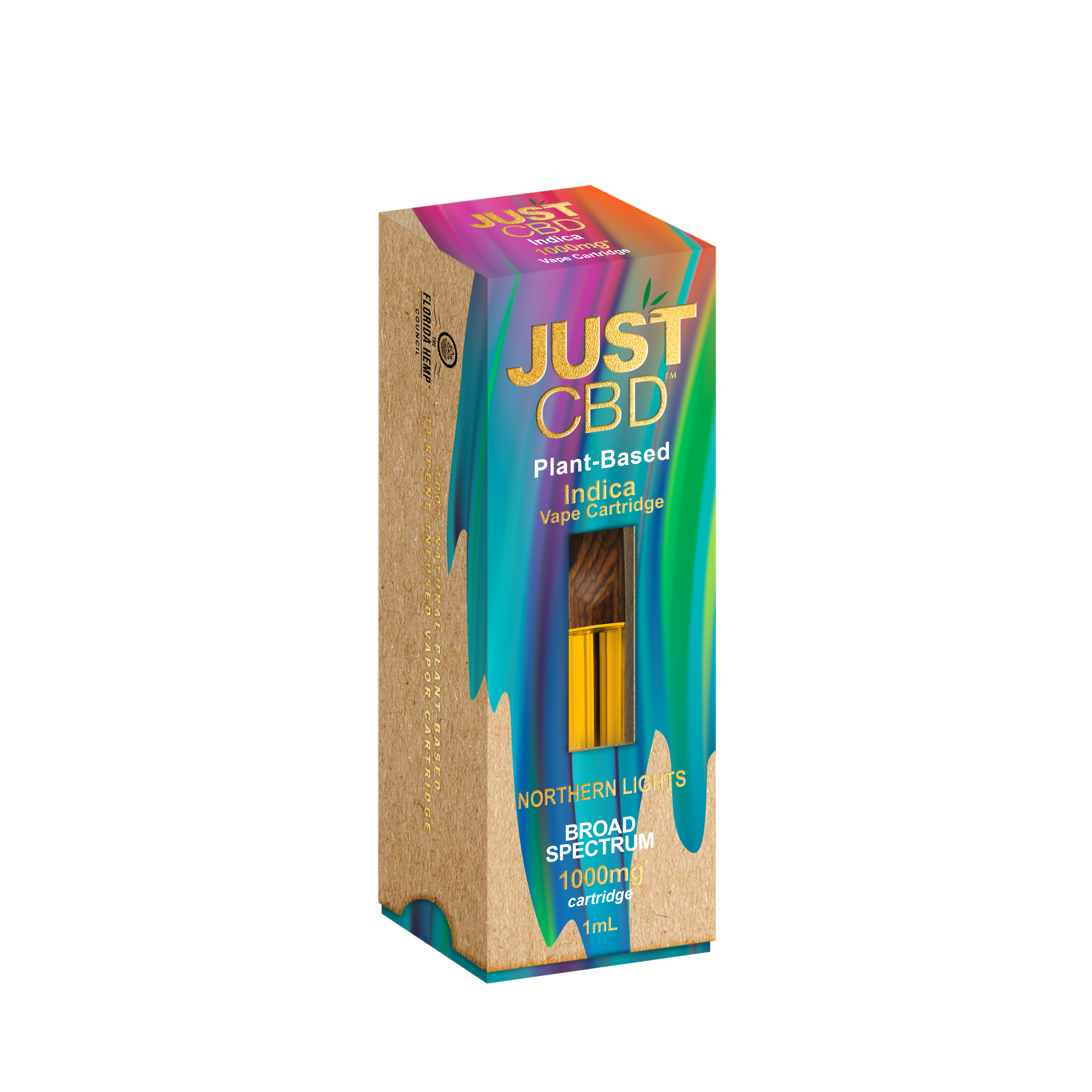 BroadSpectrumCart_1000mg_NorthernLights_Render_Production 1000mg CBD Cartridge Northern Lights